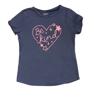Arizona Jean Company Short-Sleeve Tee with Pink Heart Graphic Girl’s 10/12